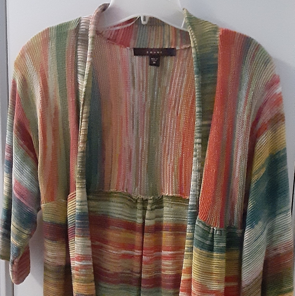 FEVER multi-color cardigan Size M
